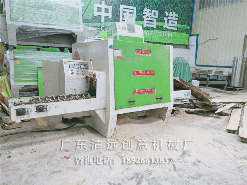 350型圓木多片鋸，采用超薄鋸片，出材率高達(dá)80%